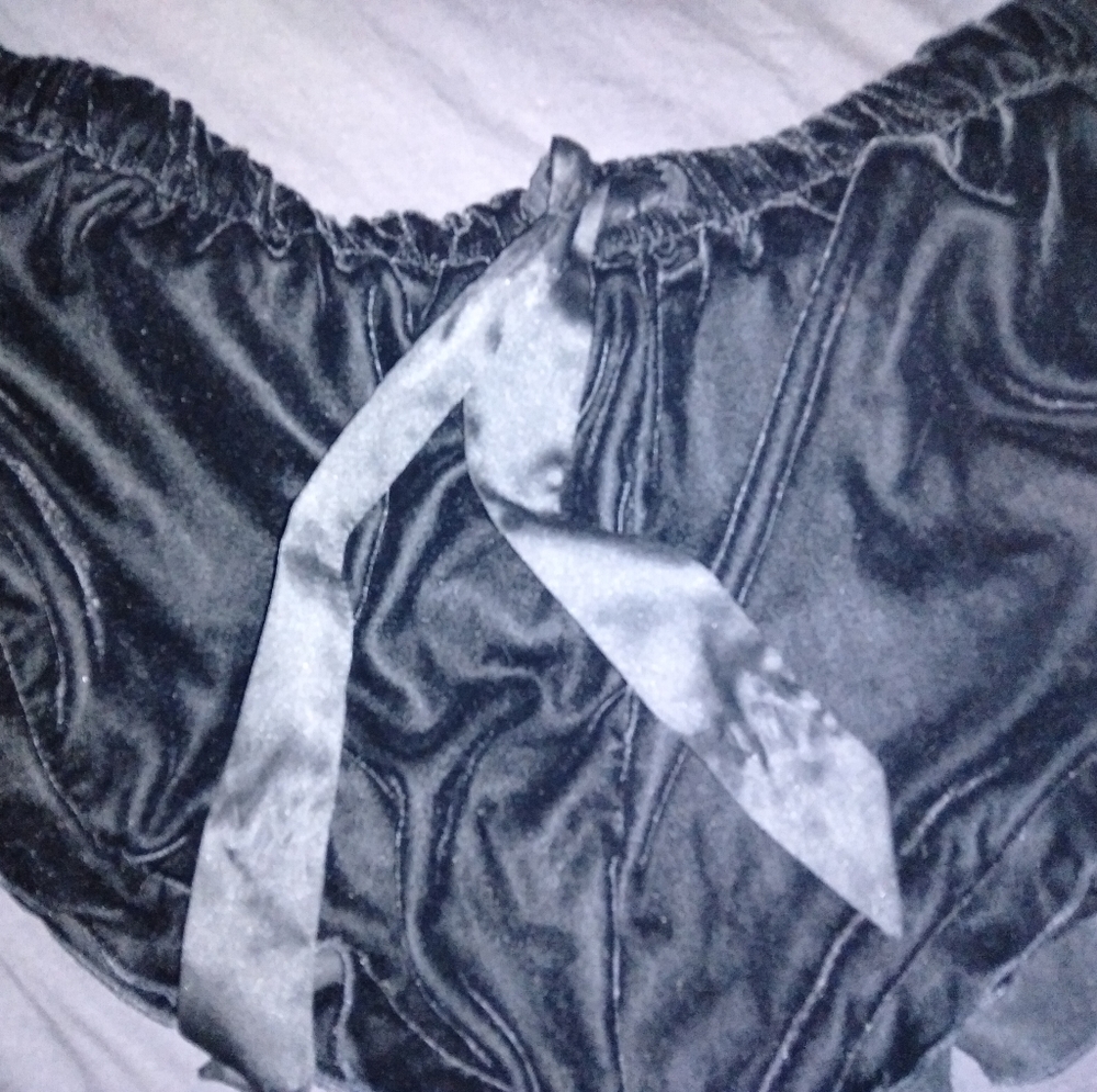 VS Black Velvet Sleep shorts
